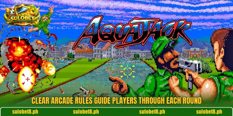 Clear arcade rules guide players through each round Clear arcade rules guide players through each round