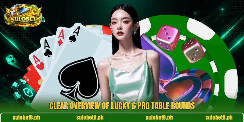 Clear overview of Lucky 6 Pro table rounds Clear overview of Lucky 6 Pro table rounds