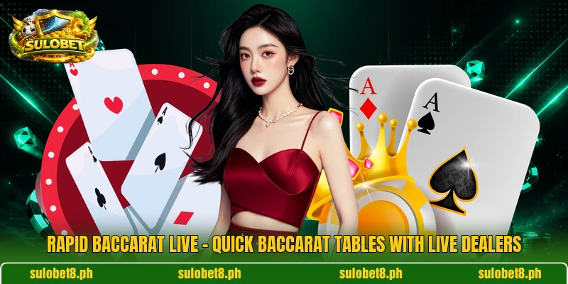 Rapid Baccarat Live – Quick Baccarat Tables With Live Dealers